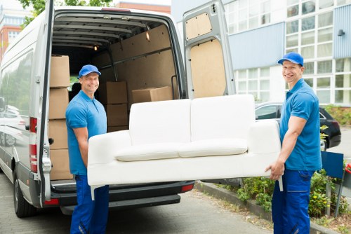House removalists helping with a local home move in The Burroughs