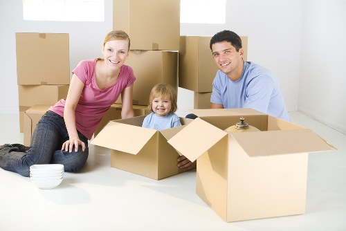 Packing and unpacking services for a home move in The Burroughs