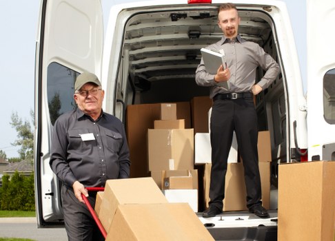 Man and van removals vehicle serving homes in The Burroughs