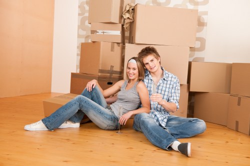 Man with van service helping with a local move in The Burroughs