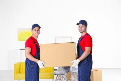 Local home moving team planning a move in The Burroughs residential street