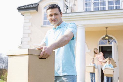 Local removals crew managing a home or office relocation