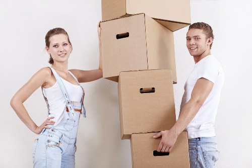 Residential removals support for a flat or house in The Burroughs